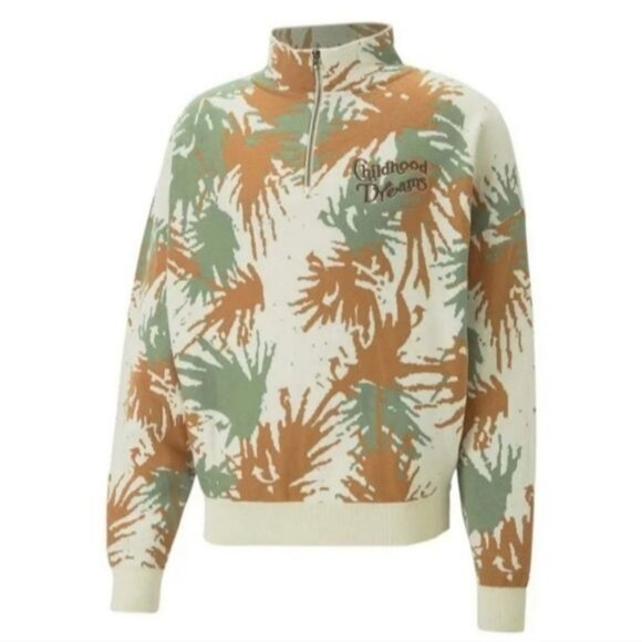Puma x Childhood Dreams Basketball Quarter Zip Sweatshirt Medium - Picture 1 of 13